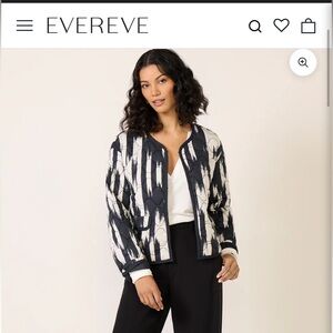 Black and white Quilted CHARMGAl Evereve Jacket